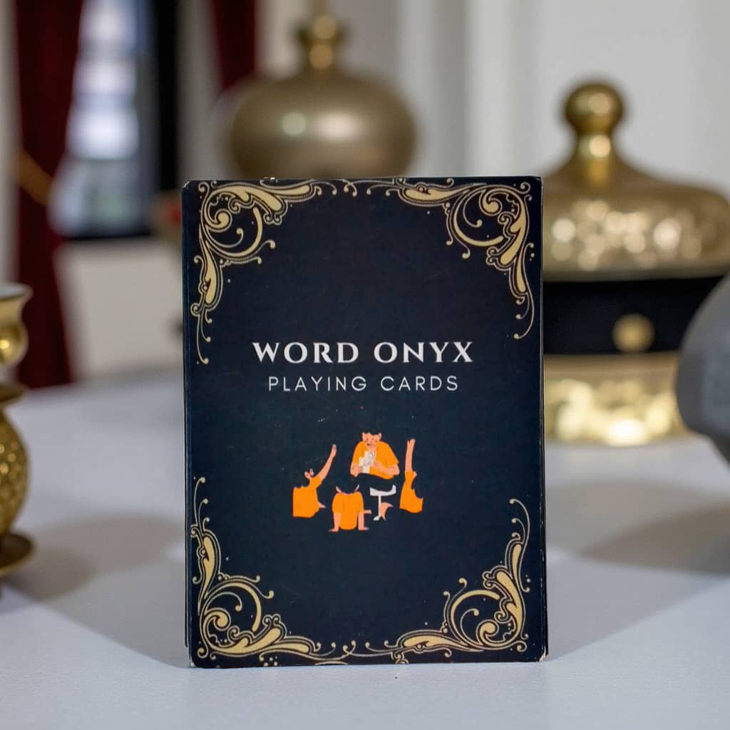 Word Onyx Playing Cards